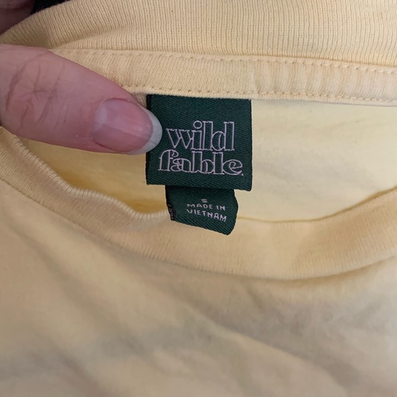 Yellow crop tee - Picture 2 of 4